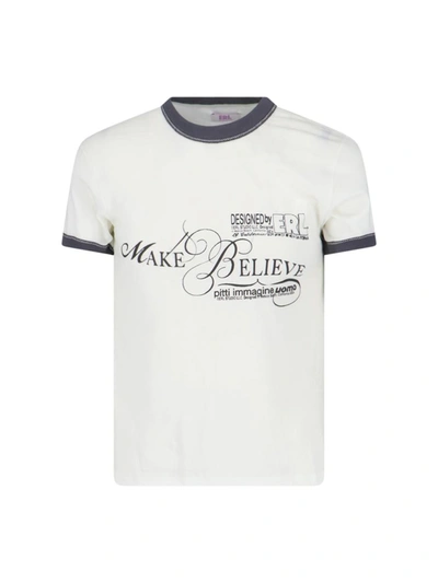 Shop Erl T-shirts And Polos In White