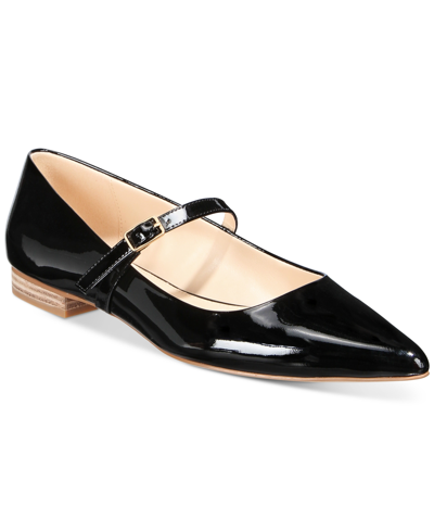 Shop Things Ii Come Women's Kyra Luxurious Slip-on Mary-jane Flats In Black