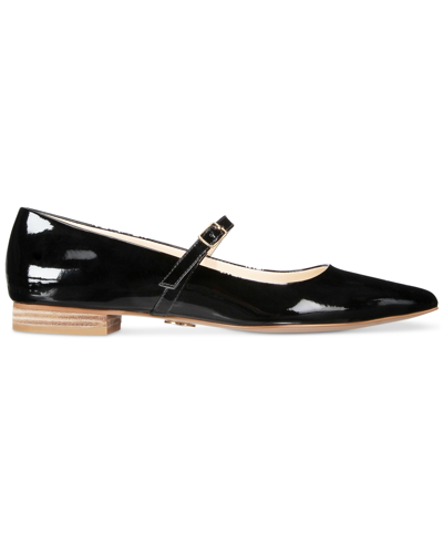 Shop Things Ii Come Women's Kyra Luxurious Slip-on Mary-jane Flats In Black