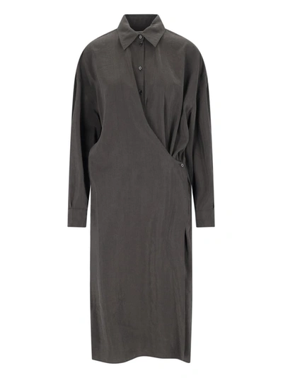 Shop Lemaire Dresses In Brown