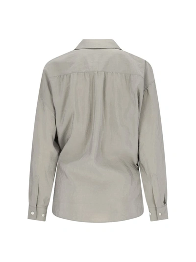 Shop Lemaire Shirts In Beige