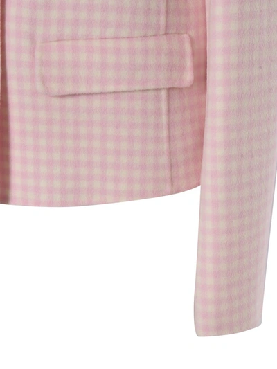 Max Mara Pink And White Shirt In Pink