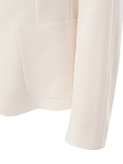 Shop Max Mara Studio Jacket In White