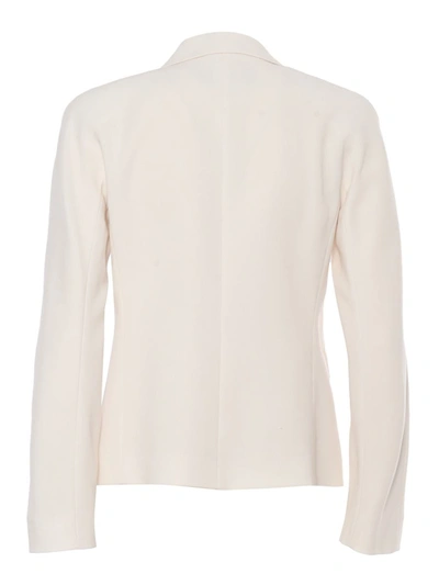 Max Mara White Blazer In White