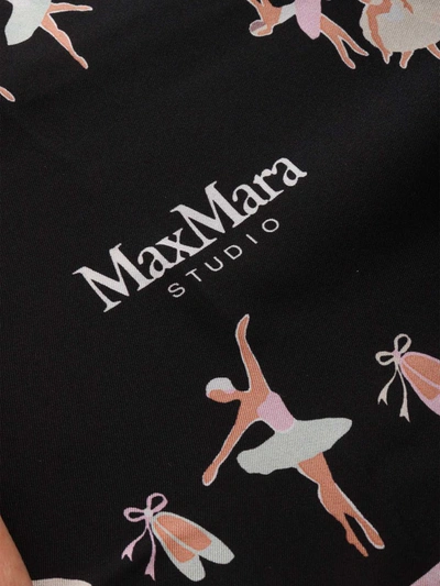Shop Max Mara Studio Scarf In Black