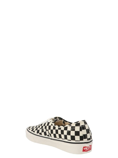 Shop Vans Uthentic 44 Sneakers White/black