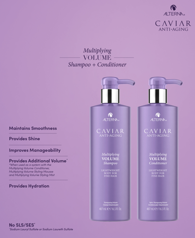 Shop Alterna 2-pc. Caviar Multiplying Volume Shampoo & Conditioner Set In No Color