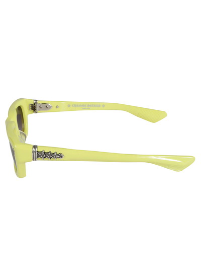 Shop Chrome Hearts Rectangle Classic Sunglasses In Tweety