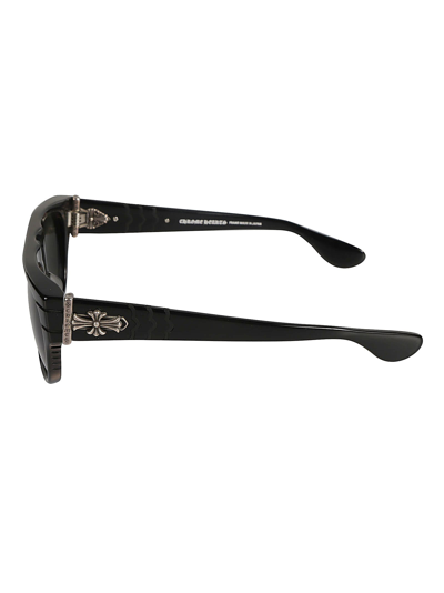 Shop Chrome Hearts Jacktastic Sunglasses In Black