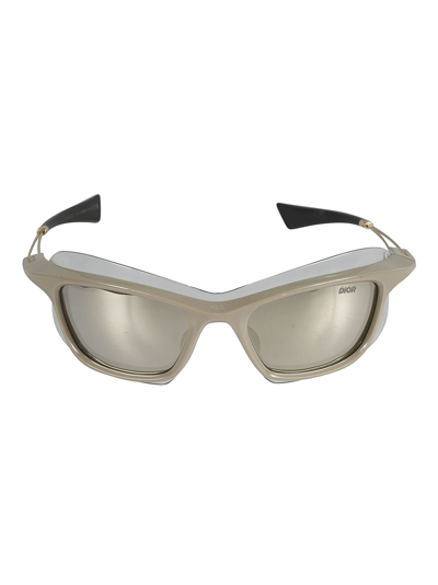 Dior Xplorer Mirrored Shield Sunglasses In 57c