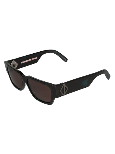 Shop Dior Diamond Sunglasses In 27f0
