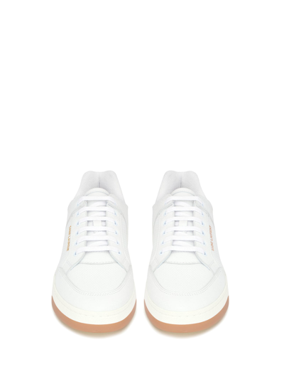 Shop Saint Laurent Sneakers In Blanc Opt Blanc Opt