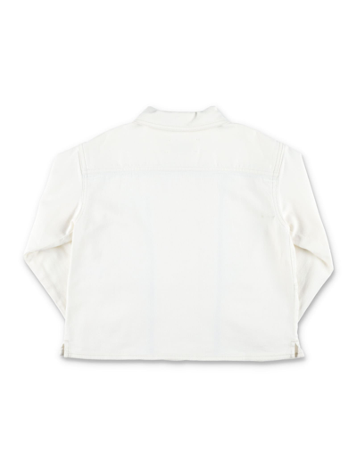 Shop Bonpoint Clarity Jacket In Blanc Lait