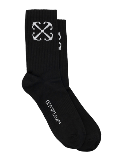 Shop Off-white Arrow Socks In Black