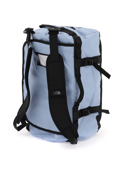 Shop The North Face Small Base Camp Duffel Bag In Steel Blue Tnf Black (light Blue)