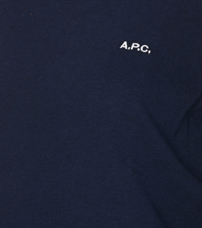 Shop Apc Victoria Pullover In Blue