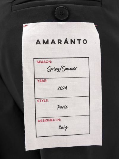 Shop Amaranto Trouser In Black