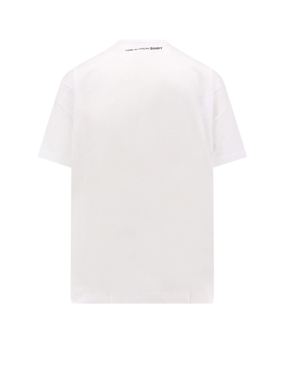 Shop Comme Des Garçons Shirt T-shirt In White