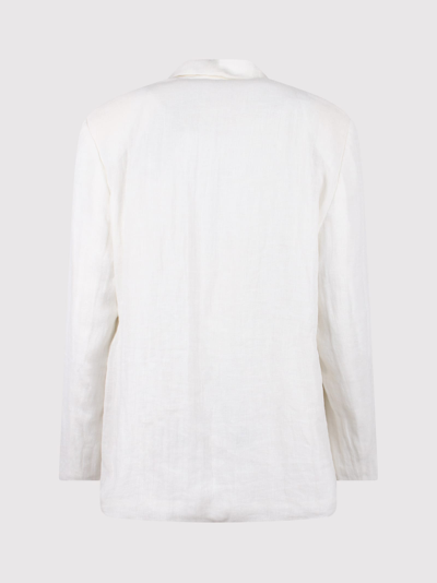 N°21 Creased Open-front Blazer