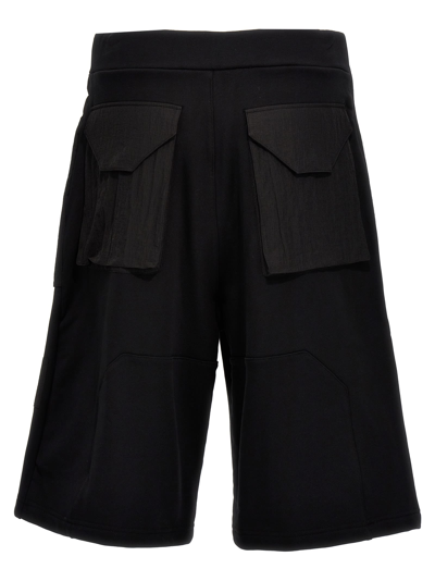 Shop A-cold-wall* Overlay Cargo Bermuda Shorts In Black