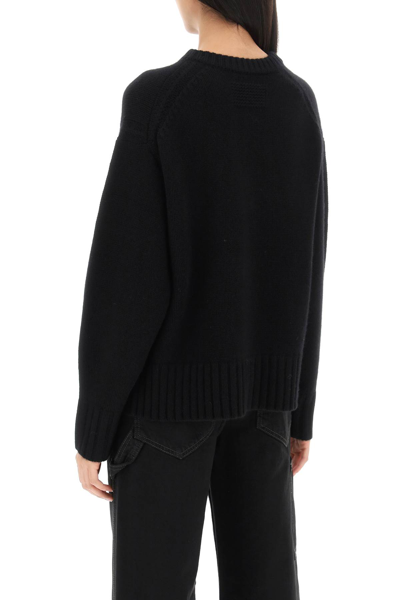 Shop Guest In Residence Crew-neck Sweater In Cashmere In Black (black)