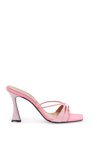 Shop D’accori Lust Mules In Powder Pink (pink)