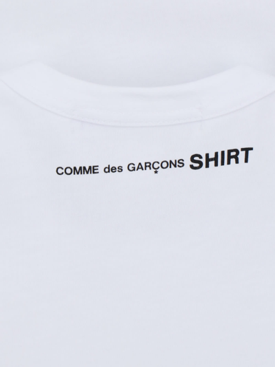 Shop Comme Des Garçons Shirt T-shirt In White