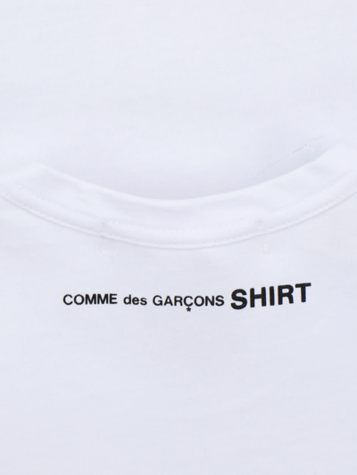 Shop Comme Des Garçons Shirt T-shirt In White