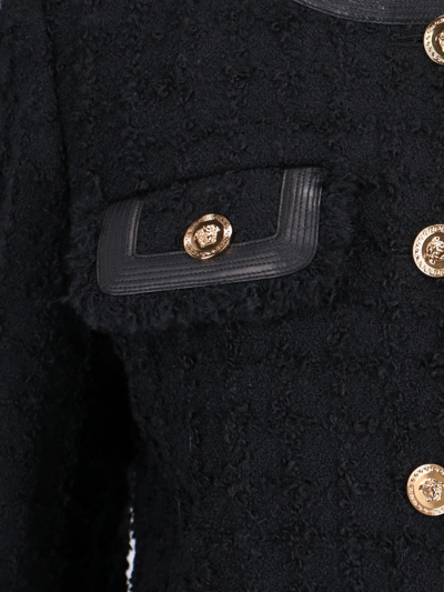 Shop Versace Jacket In Black