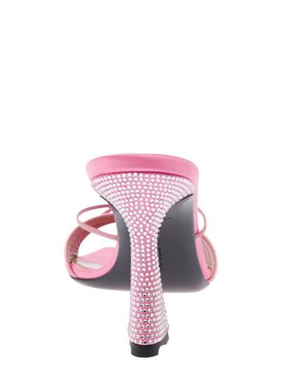 Shop D’accori Lust Mule Crystal Embellished 85mm In Pink