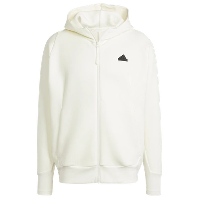 Shop Adidas Originals Mens Adidas Z.n.e. Full-zip Jacket In White/white