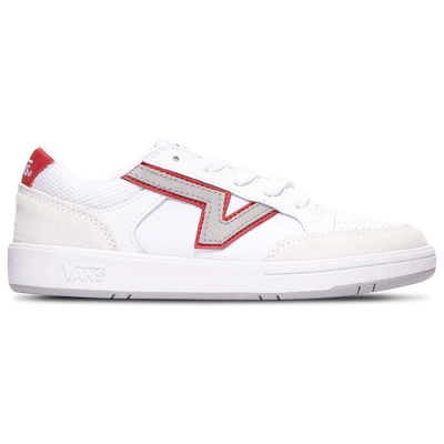 Vans Boys  Lowland Cc In White/red/grey