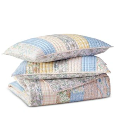 Shop Charter Club Spring Gingham Patchwork Quilts Created For Macys In Multi