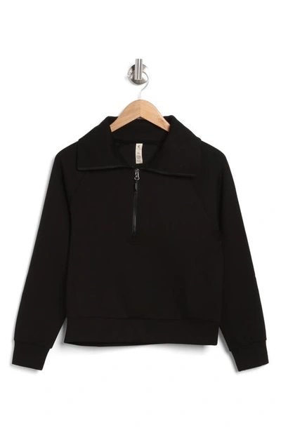 Shop Kyodan Scuba Essentials Half Zip Sweatshirt In Black