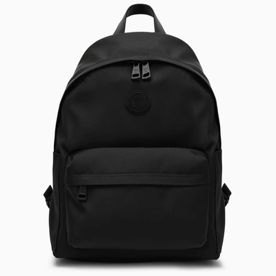 Shop Moncler | Black Nylon Backpack With Logo