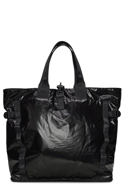 Shop Rains Sibu Waterproof Shopper Bag In Black