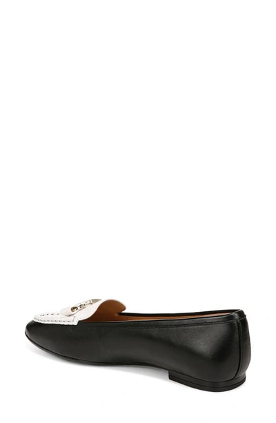 Shop Naturalizer Layla Loafer In Black / Warm White Leather