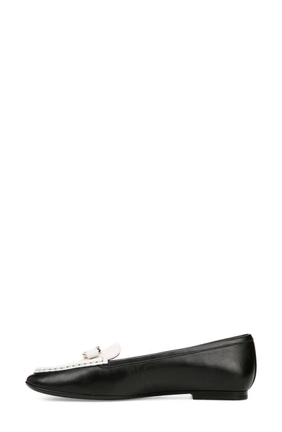 Shop Naturalizer Layla Loafer In Black / Warm White Leather