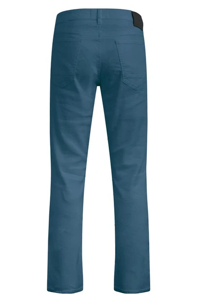 Shop Hudson Jeans Blake Slim Straight Stretch Twill Pants In Blue Stone
