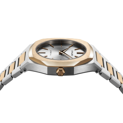 D1 Milano Watch Ultra Thin 30mm In Gold/silver