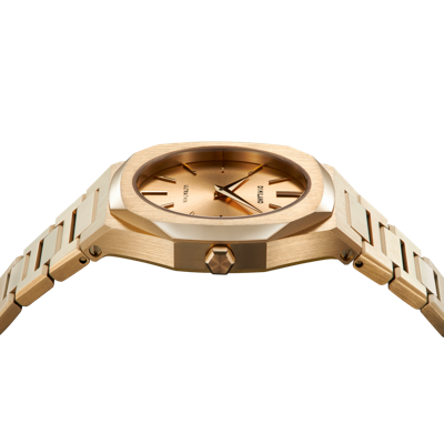 Shop D1 Milano Watch Ultra Thin 30mm In Gold