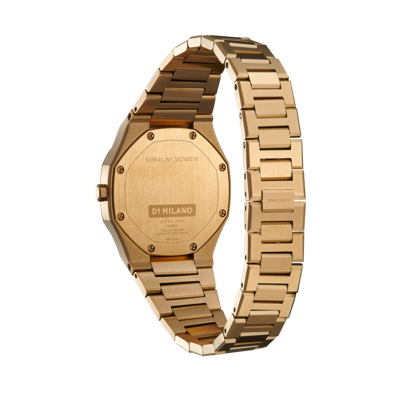 Shop D1 Milano Watch Ultra Thin 30mm In Gold