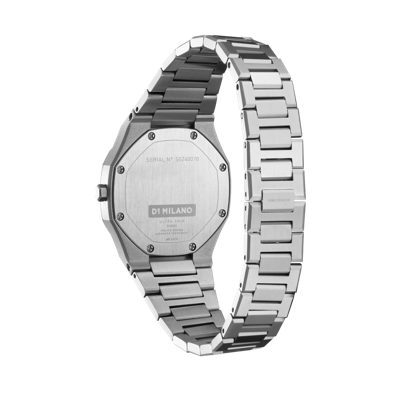 Shop D1 Milano Watch Ultra Thin 30mm In Silver