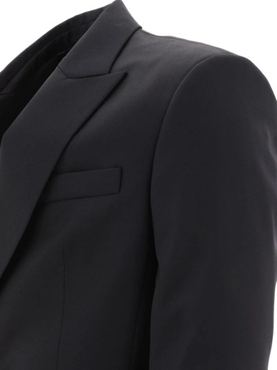 Shop Balmain Single-breasted Wool Blazer In Black