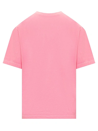 Shop Dsquared2 T-shirts And Polos Pink In Fucsia