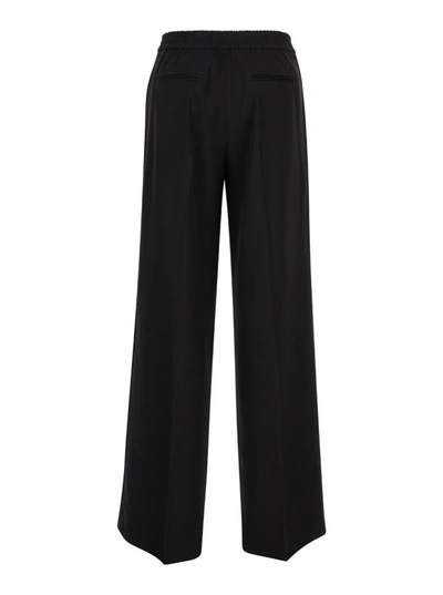 Pt Torino Belt Loop Belt Casual Pants In Black