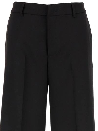 Pt Torino Belt Loop Belt Casual Pants In Black