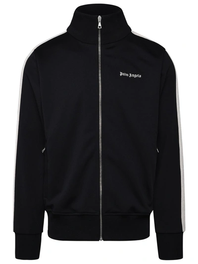 Shop Palm Angels New Classic Black Polyester Sweatshirt
