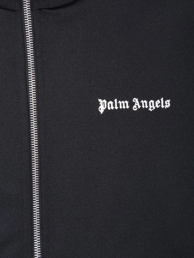 Shop Palm Angels New Classic Black Polyester Sweatshirt