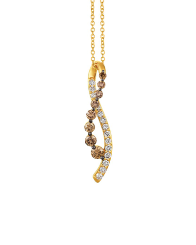 Le Vian Chocolate Diamonds 14k 0.87 Ct. Tw. Diamond Drop Pendant